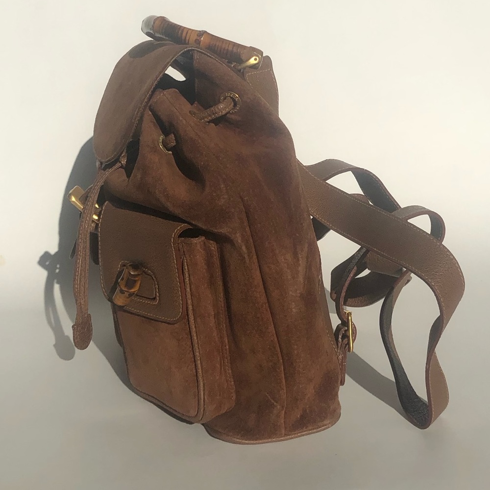 Gucci Vintage Bamboo Backpack - excellent - Picture 3 of 7